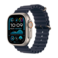 Watch Apple Watch Ultra 2 LTE (2024) 49mm Black Titanium Case with Trail Loop M/L - Navy
