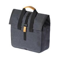 Pannier bag BASIL Urban Dry Bicycle Shopper, gray