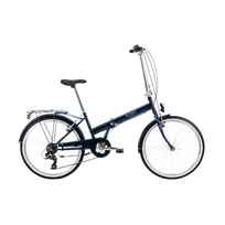 Folding bicycle ROMET Jubilat ECO, blue