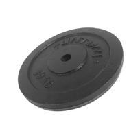Weight plate TUNTURI Plate Black, 30 mm, 10 kg