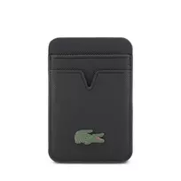 Lacoste PU Iconic Petit Pique MagSafe Wallet Navy