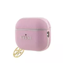 GUESS Saffiano 4G Charm Case for AirPods Pro 2 in Pink