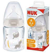 NUK buteliukas First Choice+, 150 ml NO COLIC, 0-6 m