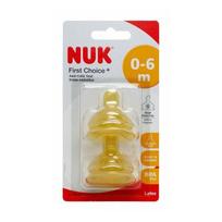 NUK  Žindukais lateksinis FIRST CHOICE+ 0-6 m, S