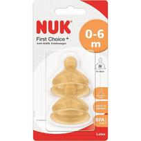 NUK  Žindukais lateksinis FIRST CHOICE+ 0-6 m, M