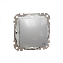 Schneider Electric Sedna Design įleidžiamas vienpolinis vienos krypties jungiklis, sidabrinis
