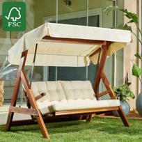 Sodo supynės Patio Paris 2000 smėlio spalvos metalinės rudos