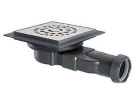 Dušo padėklo sifonas Venisio Compact, d = 40 mm, 115 × 115 mm, 30 l/min