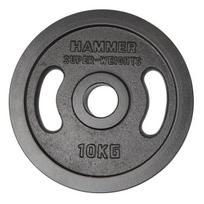 Svorio diskas Hammer, 50 mm 10 kg