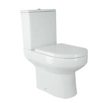 Klozeto komplektas CREYA CITY su S/C dangčiu, Rimless, horizantalus pajungimas