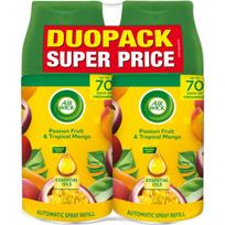 Air Wick Freshmatic Passion Fruit & Tropical Mango oro gaiviklis užpildas aromatas DUO 2x250 ml