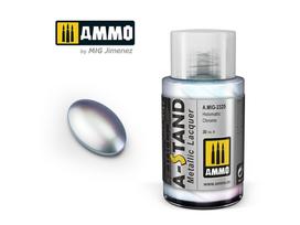 AMMO MIG - A-Stand dažai Holomatic Chrome (metalikas), 30 ml, 2325