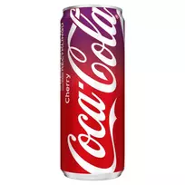 Vyšnių skonio gazuotas gaivusis gėrimas COCA-COLA Cherry, 0,33 l