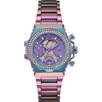 GUESS Fusion Violetinio Nerūdijančio Plieno Moteriškas Kvarcinis Laikrodis GW0552L4 violetinė