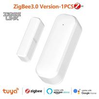 Zigbee Door Window Sensor Security Alarm System with Open/Closed Detector,Alexa & Google Assistant Compatible,Easy One-Key Setup for Home Monitoring ZIGBEE