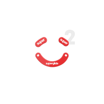 Superglide 2 Type-C Mouse Feet | Red, Razer Deathadder V3 Pro