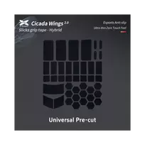 X-Raypad Cicada Wings V2 Universal Grip Tape | Black, 1x, Pre-cut