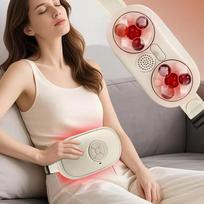 Pilvo lieknėjimo masažuoklis Raudonos šviesos Elektrinis lieknėjimo diržas Riebalų deginimas Pilvo masažas Grožio sveikatos masažuoklis mašina Massage smėlis
