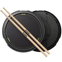 Donner Būgnų Pado Treniruočių Silent Training su Nuimamu Kamuoliuko Lapeliu ir ir Padui, Būgnui, Dėžei, Muzikai, Būgnų Lazdelėms, 12 colių, Juodas, Pradedantiesiems, Studentams, juoda