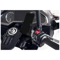 ABLZ-Motociklo telefono laikiklis Įkrovimo navigacijos laikiklis Honda Gold Wing DCT GL1800 2018-2024 juoda
