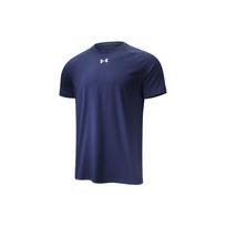 Under Armour Large Letter Logo Embossed Sports Knit Crew Neck Short Sleeve T-Shirt Men T-Shirts College-Blue 22500518-408 XL