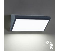 Brilagi - LED lauko sieninis šviestuvas su judesio jutikliu TRIANGLE LED/20W/230V antracitas