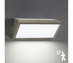 Brilagi-LED Lauko sieninis šviestuvas su judesio jutikliu TRIANGLE LED/20W/230V pilkas IP65