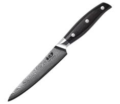 Gudaro - Damasko plieno universalus virtuvinis peilis SHIRO 5", ilgis 12,5 cm