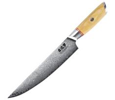 Gudaro - HIKARI 8", Damaško plieno dalijimo peilis, pagamintas iš 67 sluoksnių plieno, ašmenų ilgis 20 cm