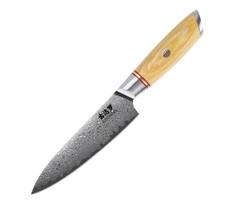 Gudaro - Universalus damasko plieno virtuvinis peilis HIKARI 5", ilgis 12,5 cm