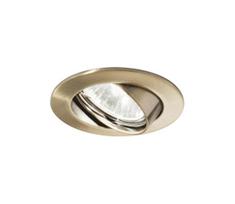 Ideal Lux - Įmontuojamas šviestuvas SWING 1xGU10/28W/230V skersmuo 8,2 cm žalvaris