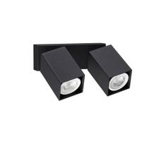 Ideal Lux - LED sieninis taškinis šviestuvas DYNAMITE 2xGU10/7W/230V CRI 90 juodas