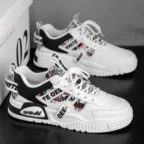 Skateboard Mens Shoes Summer Sneakers Leather Casual Fashion Outdoor Running Sports Hiking Tennis Platform Designer Luxury 43 juoda