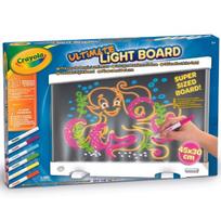 Crayola: Neon šviečianti piešimo lenta su flomasteriais