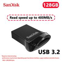 SanDisk 128GB USB 3.2 Gen 1 32GB 64GB 256GB 512GB 1TB Ultra Fit USB atmintinė Mini rašiklio formos USB atmintinės didelio greičio USB 3.1 USB laikmena kompiuteriui U Disk ·128GB