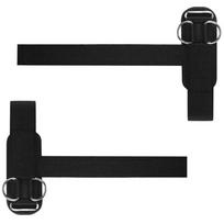 Comfortable Fitness Wrist Straps Improve Grip for Weightlifting Pull Ups Men Women Gym Training 1 juoda