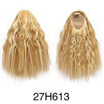 „Miss Wig“ arklio uodegos priauginimas moterims Banguoti garbanoti arklio uodegos priauginimai Sintetinis surišo uodegos plaukų papuošalas moterims 30cm