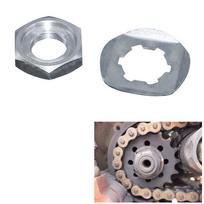 For Yamaha Banshee YFZ350 YZF600R FZS 600 Front Sprocket Nut Lock Washer 90179-18020-00/90215-21239-00 sidabras