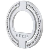 Guess MagSafe žiedas su rhinestone laikikliu - sidabro