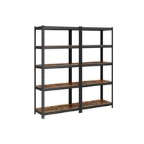 2 stovinčių 150 cm aukščio lentynų komplektas | 75 x 30 x 150 | 650 kg