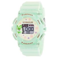 Saulės Liepsna Co. Ltd. Rankinis laikrodis J-Axis Pokemon Skaitmeninis laikrodis Daugiafunkcis CP3A0002 Žalias