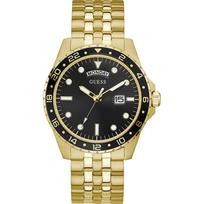 GUESS Comet Gold nerūdijančio plieno vyriškas kvarcinis laikrodis GW0220G4 auksas