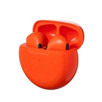 Ausinės Bluetooth ausinės su mikrofonu 9D stereo ausinėmis, skirtomis Xiaomi Samsung Android belaidėms Bluetooth ausinėms oranžinė