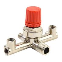 High Quality Double Outlet Tube Air Compressor Pressure Regulator Valve Fitting