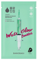 BANOBAGI Booster Water Glow lakštinė veido kaukė, 1 vnt.
