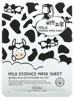 ESFOLIO Pure Skin Milk Essence, švytėjimo suteikianti lakštinė veido kaukė, 1 vnt.
