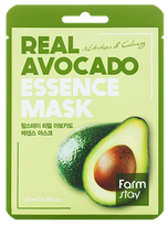 FARMSTAY Real Avocado, maitinanti lakštinė veido kaukė, 1 vnt.