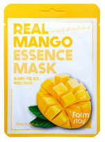 FARMSTAY Real Mango, intensyviai drėkinanti ir maitinanti lakštinė veido kaukė, 1 vnt.