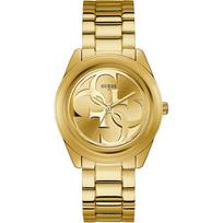 GUESS G Twist Auksinis Nerūdijančio Plieno Moteriškas Kvarcinis W1082L2 auksas
