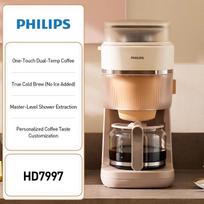 Philips kavos aparatas Kavos aparatas HD7997 Dvigubos temperatūros Amerikietiško stiliaus Malimo ir virimo kavos aparatas